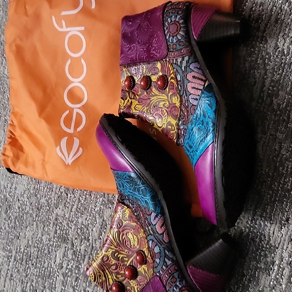 Socofy ankle boots  leather never worn size 42 (11) should fit size 10